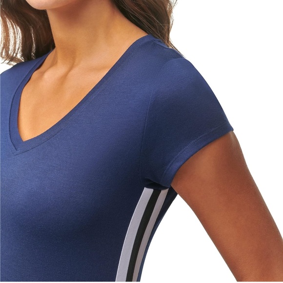 Marc New York Performance Women's Performance Relaxed Fit V-Neck T-Shirt Dress - Picture 4 of 8